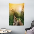 thumbnail image 1 of Great Wall of China Tapestry, Famous Place in Jinshanling Rocky Fences Dreamy Surreal Image, Wall Hanging for Bedroom Living Room Dorm Decor, 40W X 60L Inches, Green Earth Yellow, by Ambesonne, 1 of 2