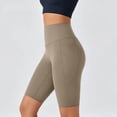 thumbnail image 6 of HomeDM Women's Biker Shorts with Pockets High Waisted Lounge Yoga Shorts Pants for Workout Casual Khaki XL, 6 of 8