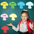 thumbnail image 4 of Unique Bargains Mushroom Cutouts, 72 Pack Paper Mushroom, Colorful Mushroom Cutout for Classroom, Assorted Colors, 4 of 8