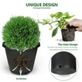 thumbnail image 3 of 10 Pcs Black Planter Nursery Pots, 12.7 Gallon Seed Starting Plastic Flower Plant Container for Indoor Outdoor, 3 of 8