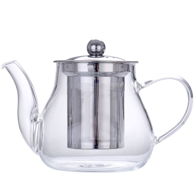 1 Set of Glass Tea Pot Handheld Tea Kettle Home Teapot Glass Tea Kettle