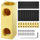 thumbnail image 1 of 10 piezas 4 AWG 60 A Terminal de conexión de cableado rápido cuadrado, conector de cable, 1 of 7