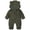 A-Green, variant on NIEWTR Newborn Infant Baby Boys Girls Footed Cotton One-Piece Romper Jumpsuit Pajamas One Piece Romper Long Sleeve Solid Jumpsuit Outfit Clothes(A-Green,0-6 Months)