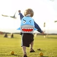 thumbnail image 2 of Xfvqtps Backpack Cute Animals Mini Lightweight Portable Cloth Bag Blue-Shark, 2 of 5