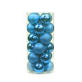 thumbnail image 1 of 24 Uds. De adornos de bolas de Navidad inastillables de 6cm para árbol de Navidad, decoraciones para fiestas de cumpleaños y bodas Ormromra CPB-SSW183-5, 1 of 5