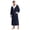 DARK GREY, variant on Men's Fleece Robe, Cozy Checkerboard Plush Hooded Bathrobe for Men Fluffy Loungewear with Pockets(NAVY, 2XL/3XL)
