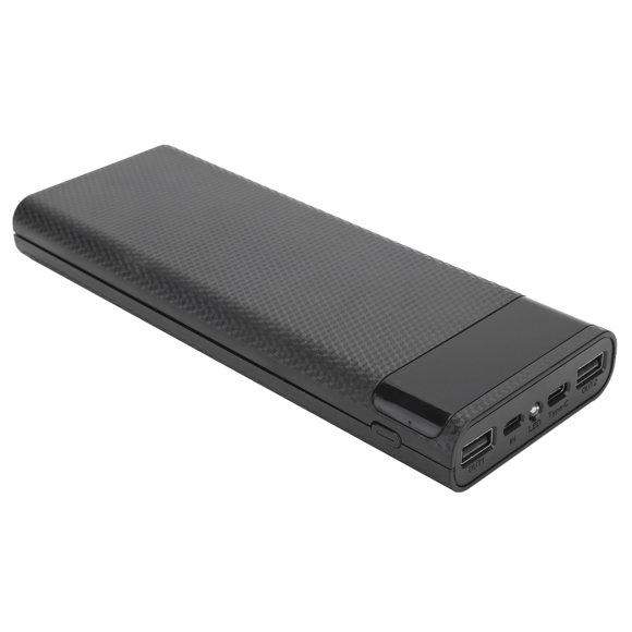 Boîte de Rangement 8X Batterie, Boîte de Batterie, Protection d'Alimentation USB LED pour Tablettes Téléphone Intelligent Noir, Blanc, Bleu