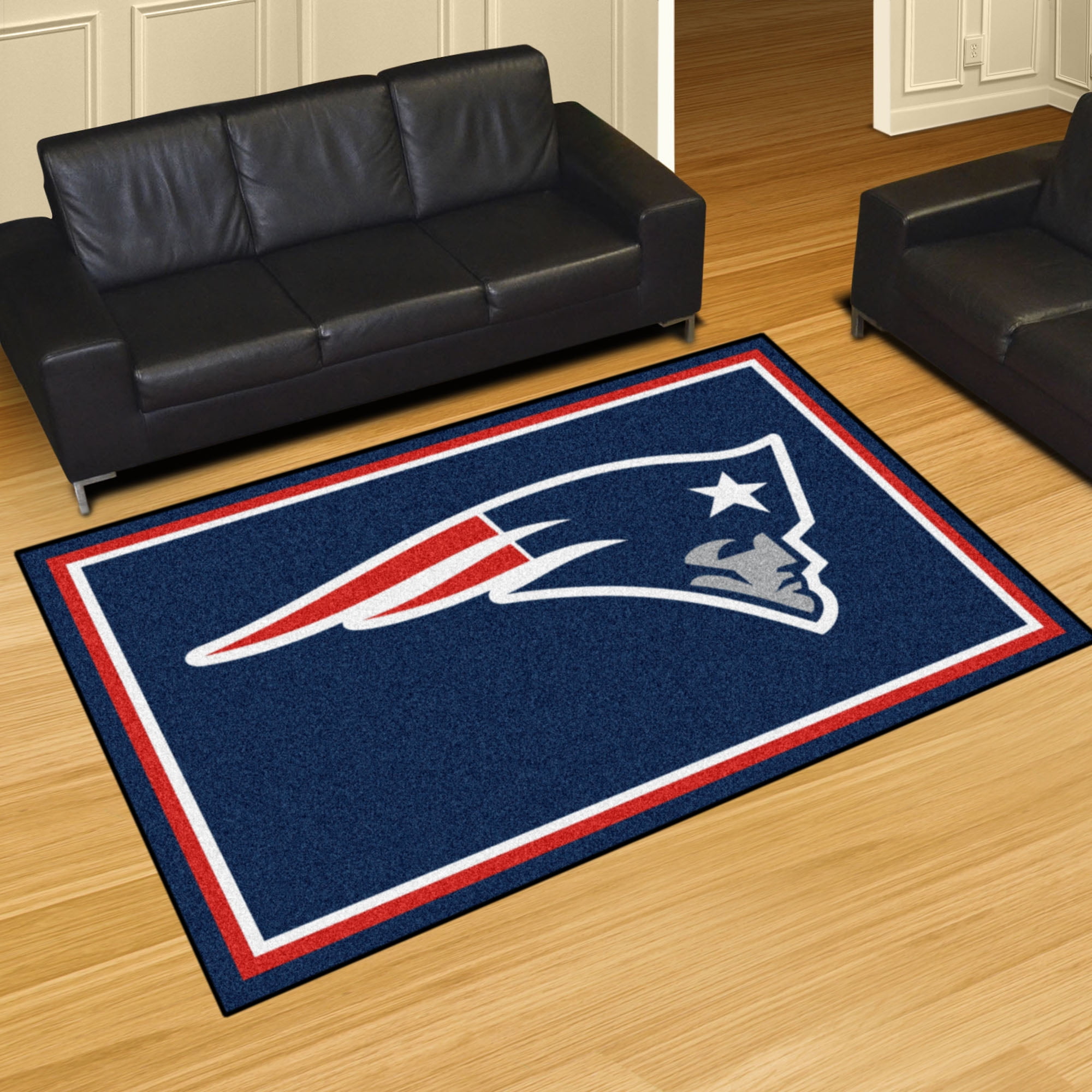 Nfl New England Patriots 5 X8 Rug Walmart Com Walmart Com