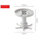 thumbnail image 4 of Organizador de utensilios de cocina giratorio de 6 ganchos con adhesivo Gray_Ceiling Mount, 4 of 9
