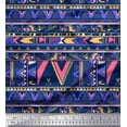 thumbnail image 1 of Soimoi Polyester Crepe Fabric Abstract Stripe Printed Craft Fabric by The Yard 42 Inch Wide, 1 of 1