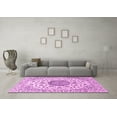 thumbnail image 3 of Ahgly Company Indoor Rectangle Medallion Pink Traditional Area Rugs, 6' x 9', 3 of 4