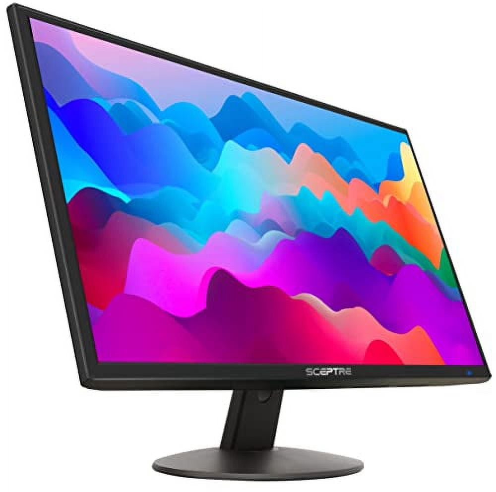 Sceptre New 22 Inch FHD LED Monitor 75Hz 2X HDMI VGA Build-in Speakers, Machine Black (E22 Series)