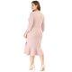 thumbnail image 5 of Vestido Midi Con Volantes Cuello V De Cóctel TalGrande PaMujer Ro3XL, 5 of 6