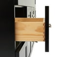 thumbnail image 5 of Ariel Hamlet 66 Inch Single Rectangle Sink Bathroom Vanity With Carrara White Quartz Countertop 1.5 Edge In Black, 5 of 11