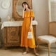 thumbnail image 2 of Vestido largo informal Monstrate amarillo XL, 2 of 7