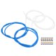 thumbnail image 3 of Conector neumático Jadeshay M6 - Accesorios de impresora 3D 2 piezas azul + 2 piezas tubo PTFE blanco + 6 piezas M10 + 6 piezas M6 conector neumático, 3 of 8