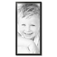 thumbnail image 2 of ArtToFrames 16x35 inch Black Velvet with Silver Picture Frame, Black MDF Poster Frame (4691), 2 of 8
