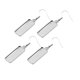 thumbnail image 1 of unbranded 50Ud Bases Para Aretes De Acero Inoxidable Plateadas Para Creación Y De Joyas, 1 of 7