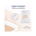 thumbnail image 2 of Thick 600GSM Cooling Quilted Mattress Topper with Deep Pocket 8-21", Breathable Noiseless Protector, Machine Washable for All Beds, Extra Thick Support, 2 of 13