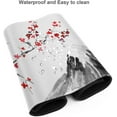 thumbnail image 2 of Japanese Cherry Blossom Gaming Mouse Pad XL, Extended Large White Full Desk Mousepad 31.5 X 11.8 Inch, Big Mouse Pad with Stitched Edge, Non-Slip Long Computer Keyboard Mat for Office & Home, 2 of 5