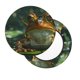 thumbnail image 2 of Balery Intellectual Frog Pond Fundas de asiento para taburete de bar redondo de tela de terciopelo ajustables que protegen de arañazos y manchas para sillas de 14 a 17 pulgadas.-13 inch, 2 of 7