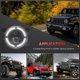 thumbnail image 1 of LED Fog Lights DRL Amber Turn Signal Lights for Jeep Dodge Chrysler, 1 of 5