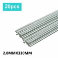thumbnail image 1 of MYG 10/20Pcs Durafix Aluminium Welding Rod Brazing Soldering Low Temperature 1.6/2mm, 1 of 9