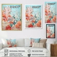 thumbnail image 4 of Designart "The Impressionistic Coral Reef Barrier I" Coastal Coral Under Water Canvas Wall Art, 4 of 7