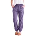 thumbnail image 4 of Womens Stretch Work Pants for Office, High Rise Straight Leg Trousers with Pockets, Wrinkle-Free Business Casual Bottom for Women, 4 of 6