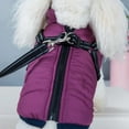 thumbnail image 4 of OUSITAID Wuffmeow Cozy Pet Dog Cold Weather Coats Waterproof Windproof Winter Dog Jacket with Durable D-ring and Reflective Vest for Small Medium Large Dogs, 4 of 6