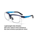 thumbnail image 3 of Gafas de Ciclismo con Parabrisas Incorporado, Base Reemplazable, Lente Curva Ajustable, Almohadilla para la Nariz, de Running, Hacer Senderismo y Deportes, 3 of 7