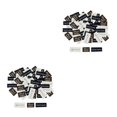 thumbnail image 3 of Wweixi Handmade English Labels Tags Trendy and Versatile Cloth DIY Clothes Sewing Craft Accessories Handmade Crown Print 120 Pcs 2Set, 3 of 6