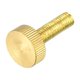 thumbnail image 1 of Tornillo moleteado Unique Bargains M8x30mm Latón plano, 1 of 4