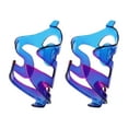 thumbnail image 4 of Lipstore 2 Pieces Bike Water Bottle Holder Decorative Durability Bike Cup Holder Rack Blue and Purple, 4 of 8