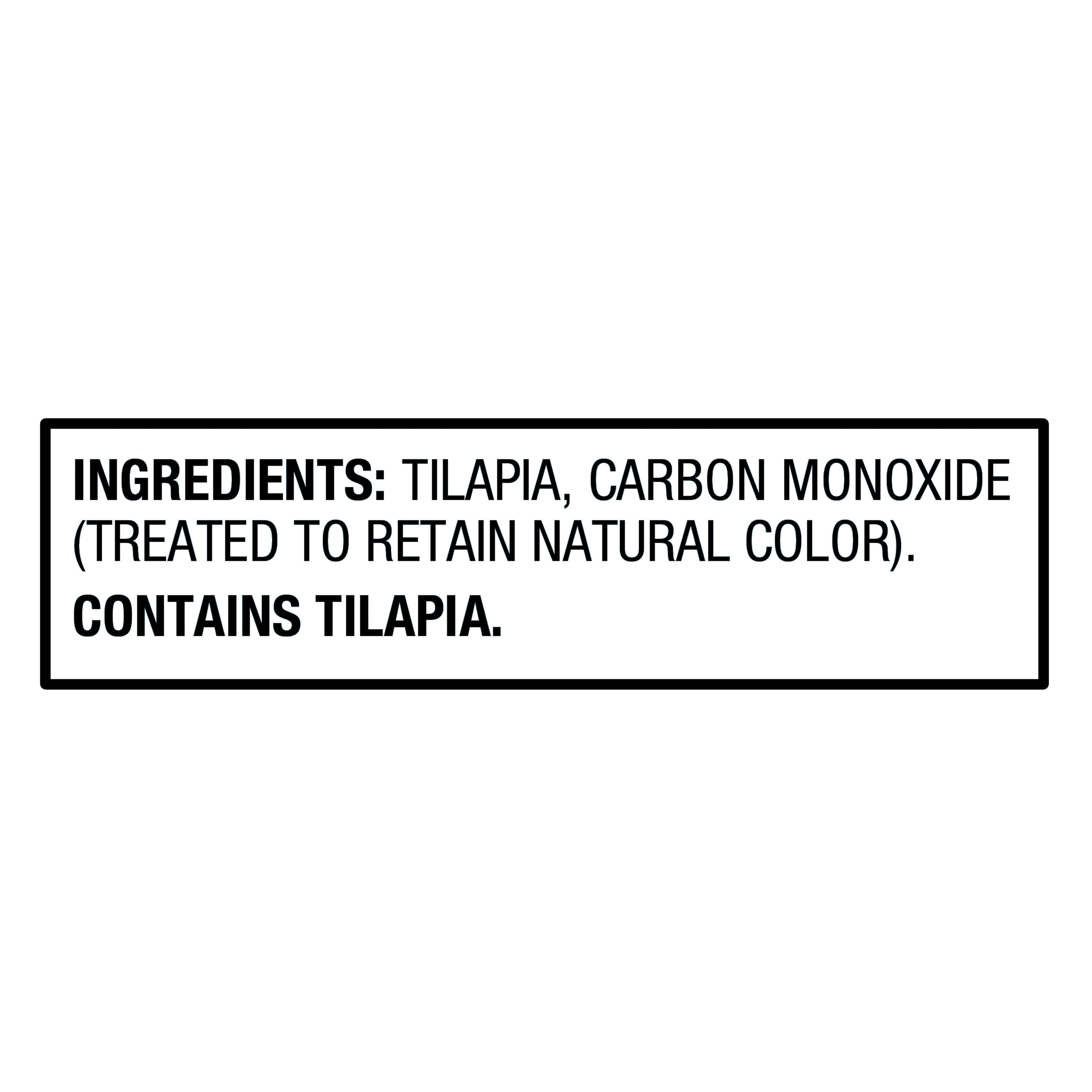 Great Value Frozen Tilapia Skinless and Boneless Fillets, 4 lb