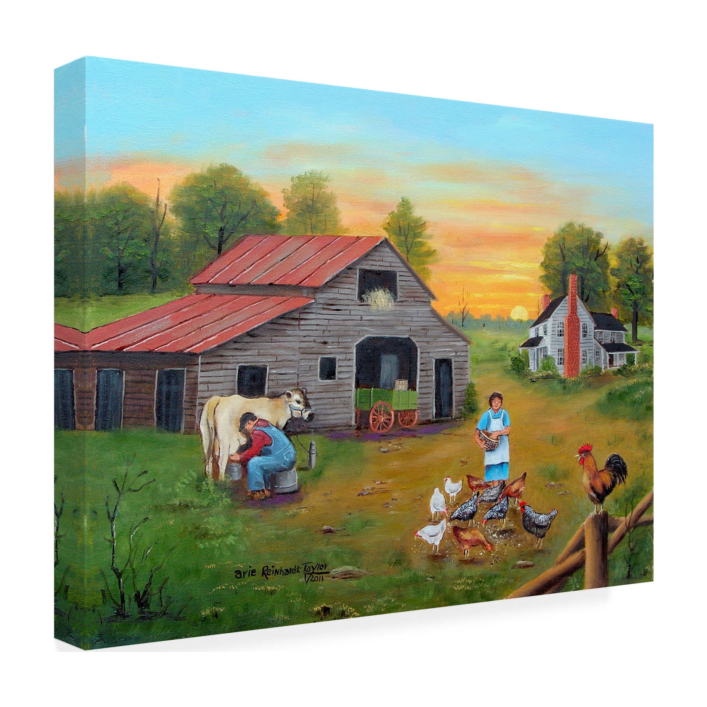 Trademark Fine Art 'Early Morning' Canvas Art by Arie Reinhardt Taylor