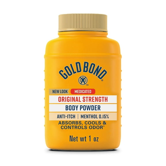 Gold Bond Medicated Original Strength Body Powder, 1 oz., Talc-Free
