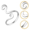 thumbnail image 2 of Toe Ring Adjustable Opening Toe Knuckle Ring Women Summer Beach Foot Jewelry, 2 of 8