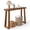 Walnut, variant on Costway 43-Inch Console Table, Narrow Long Rubberwood Table Behind the Couch for Hallway Black