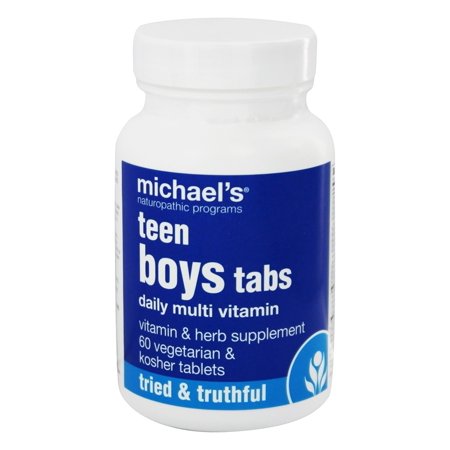 Michael's Naturopathic Programs - Teen Boys Tabs  Daily Multi-Vitamin - 60 Vegetarian