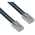 thumbnail image 1 of Cat5e Black Ethernet Patch Cable  Bootless  10 foot, 1 of 1