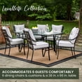 thumbnail image 4 of Hanover Lavallette 7-Piece Outdoor Patio Dining Set in Gray, LAVALLETTE7PC, 4 of 32