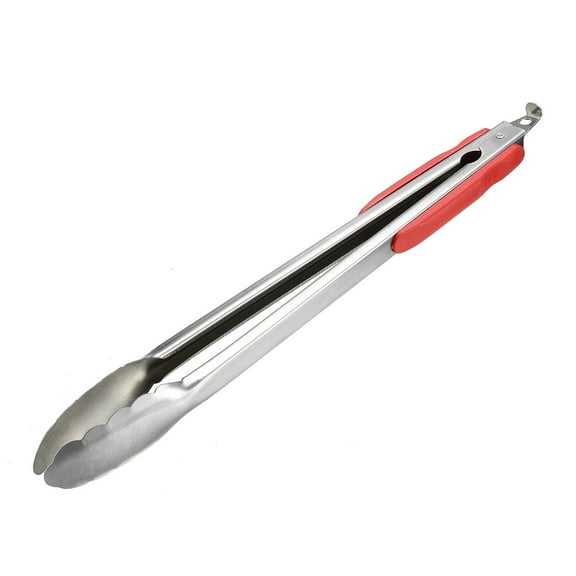 Uxcell Stainless Steel Tongs, Metal Food Non-Slip Grip BBQ Grilling Accessories
