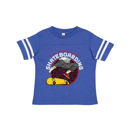 

Inktastic Skateboarding Gift for Skater Gift Toddler Boy Girl T-Shirt