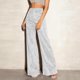 thumbnail image 1 of Pincandy Women's Solid Color Fashion Elastic Waist Silver Thread Wide Leg Pants, Loose Fit, Casual & Daily Wear, 1 of 7