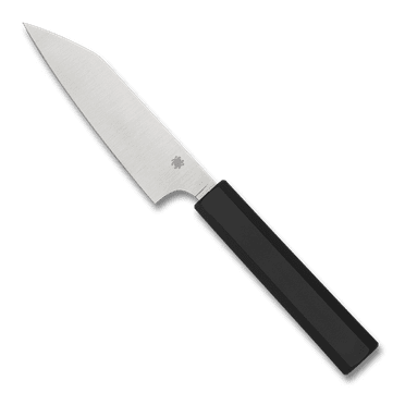 SPYDERCO Petty Paring Knife K15PBK CTS BD1N Stainless Steel Black Polypropylene Pocket Knives