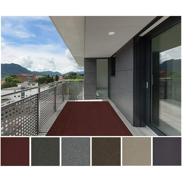 5'x12' Barnside Indoor Outdoor Area Rug Carpet Runners with a Premium Fabric Finished Edges