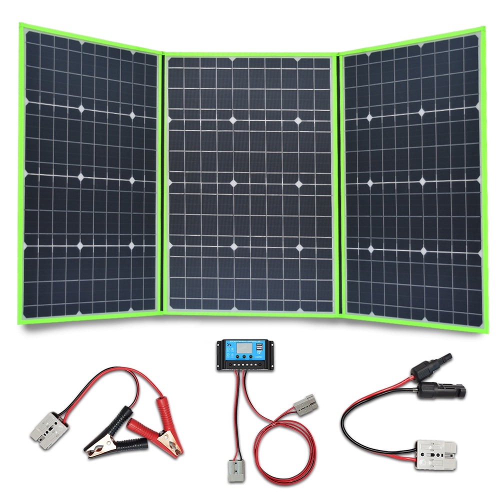 XINPUGUANG 150W Panneaux solaires monocristallins Chargeur solaire flexible pour batterie 12v Camper Van Camping Randonnée RV Charge 3X 50 Watt 