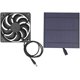 thumbnail image 5 of Kit de panel solar con ventilación y ventilador extractor de refrigeración para invernaderos y perreras para mascotas, 5 of 5