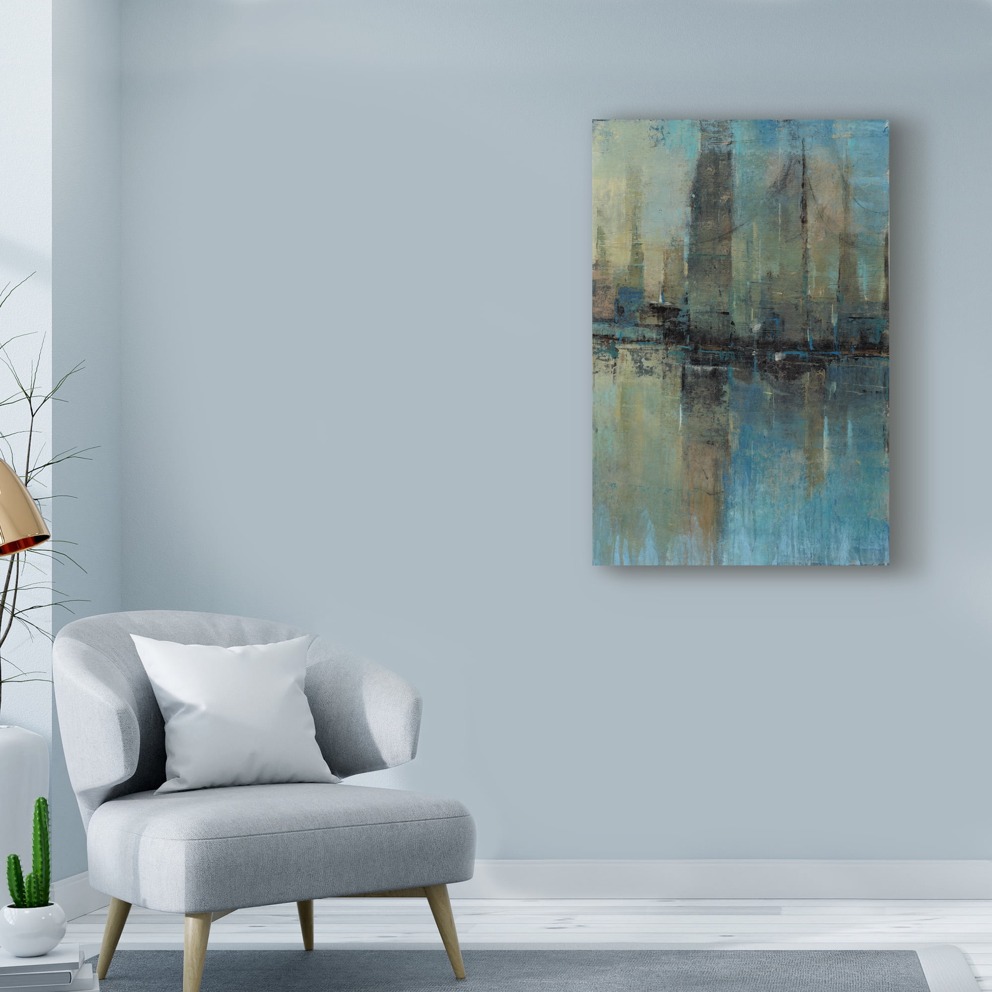 Trademark Fine Art 'Downtown I' Canvas Art by Tim OToole